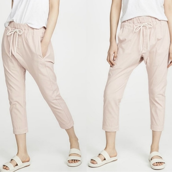 bassike Pants - Bassike Orginal Panel Details - Pale Pink